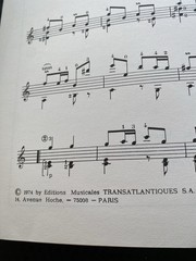 Vtg Domenico Scarlatti&rsquo;s Gavotta L58 Classical Guitar Sheet Music Song Score