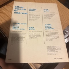 Bass guitar music book vol 61 1973. No Record. Rhythm, Soul, Heavy Metal…