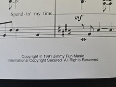 Roxette Spending My Time Sheet Music Piano Vocal Guitar Vintage 1991 USA SELLER
