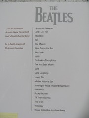 Beatles and Gordon Lightfoot Music Books for Guitar, Chords and Tabs, Mint Cond