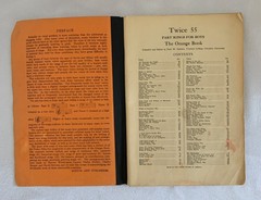 Twice 55 Part Songs for Boys The Orange Book CC Birchard & Co