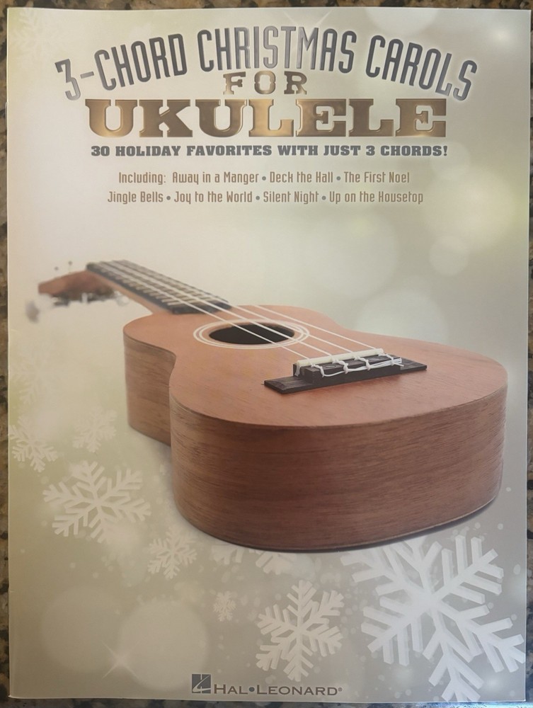 3-Chord Christmas Carols for Ukulele Hal Leonard HL00101852