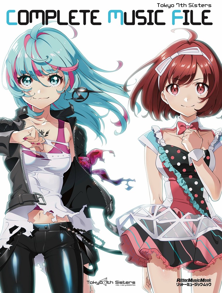 Tokyo 7th Sisters COMPLETE MUSIC FILE Japan Game Art Book Character Illustration