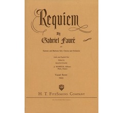 Fred Bock Music Requiem SATB composed by Gabriel Faur?