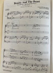 SATB CHORAL MUSIC &lsquo;Beauty and The Beast&rsquo; – 76 copies