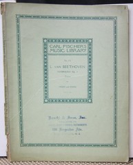 Beethoven -Symphony No 3 for Piano & Violin – Fischer Music Library -Sheet Music