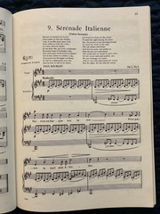 Chausson 20 Songs for Low Voice and Piano SC No 1131 International Music 1952