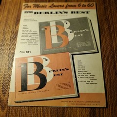 Irving Berlin&rsquo;s Best No 2 Vocal Selections Hammond Organ Irving Berlin