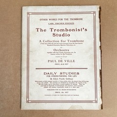 Foundation Trombone Playing Method Beginner 1919 Fred Blodgett