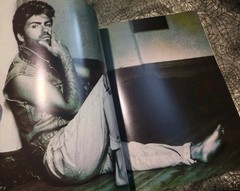 GEORGE MICHAEL FAITH Piano Vocal Guitar Chord Songbook Sheet Music Book w Poster