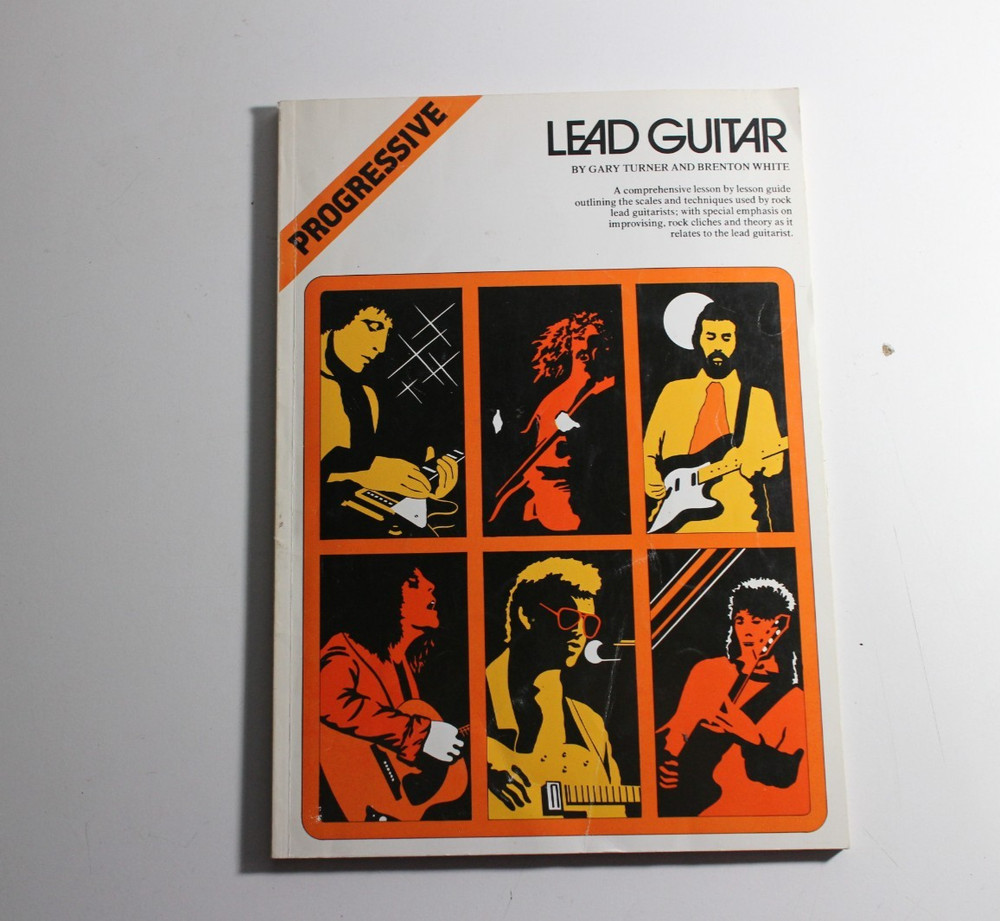 RARE 1982 Progressive Lead Guitar SONGBOOK Book Soloing Electric Music Theory