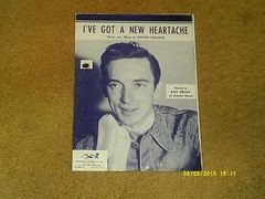 Ray Price sheet music I&rsquo;ve Got a New Heartache 1956 3 pages (VG shape)