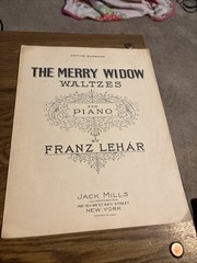 The Merry Widow Waltzes for Piano by Franz Lehar Sheet Music