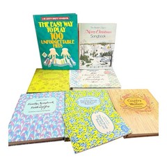 Vtg Readers Digest Songbook Lot 7 Hardcover Books 1 Lyric Booklet Sheet Music