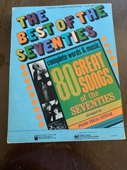 The Best of the Seventies 80 Great Songs 1976 Piano Vocal Guitar Lyrics Songbook