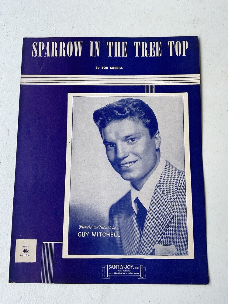 Sparrow In the Tree Top – Bob Merrill – Sheet Music 1951