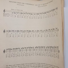 Vintage 1931 Hohner Chromonica Harmonica Instruction Book with Sheet Music