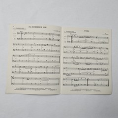 2 Trombone Solos Duets 20 All-Time Hit Paraders Vintage Music Book Lot