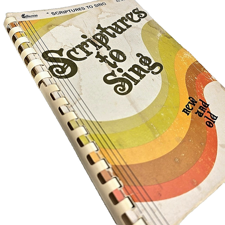 Scriptures To Sing New Old Lillenas Christian Spiral Songbook 1977 Music Vtg