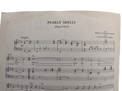 Pearly Shells Sheet Music Autographed Billy Vaughn Piano Voice 60s Folk Pop F1F