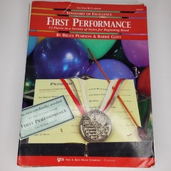 Vintage Music Book Piano Clarinet Trumpet Disney Songbook Standard Of Excellence