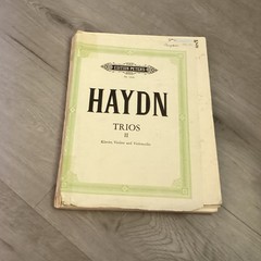 Edition Peters Haydn Trios II Sheet Music for Piano, Violin, and Cello MPN 192b