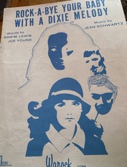 Rock-A-Bye Your Baby With A Dixie Melody Lewis, Young & Schwartz Sheet Music