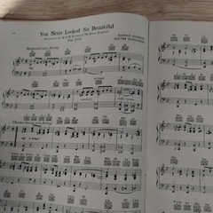 Vintage Sheet Music Book 1937 Dance Folio No. 1 Piano w/Guitar 56 Pages