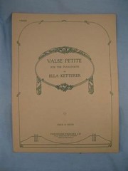 Valse Petite Sheet Music Vintage 1928 Ella Ketterer Piano Solo T Presser Co (O)