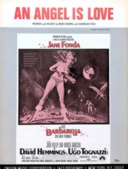 An Angel Is Love Sheet Music Barbarella Jane Fonda John Law 1968 Sci Fi Film