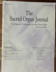The Sacred Organ Journal, March/April 2004