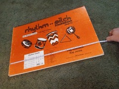 Vintage 1987 Rhythm Pitch Notation Carts Large Classroom Size Music Works OOAK