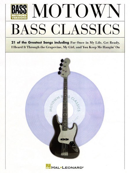 Motown Bass Classics Sheet Music Bass Recorded Versions NEW 000690253