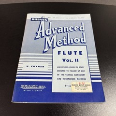 Vtg 1950 Lot Of 8 Rubank Advanced Method Books For Sax, Flute, Trumpet, Clarinet