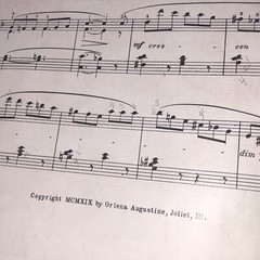 Vintage Sheet Music mother goose series small piano pieces Orlena Augustine/115j