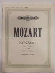 Mozart Konzert + Lieder Piano Klavier Scores Sheet Music Symphony Edition Peters