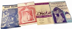 Vintage Sheet Music: Lot Of 17 Piano Solos And Duets