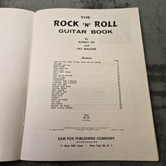 The Rock &lsquo;N&rsquo; Roll Guitar Book Ronny Lee & Pat Masone Vintage