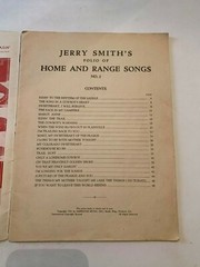 1941 Jerry Smith&rsquo;s Home & Range Songs Number 2 Sheet Music Book