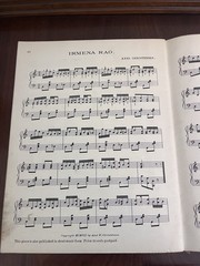 AW Christensen Rag-Time Instruction Book For Piano Copyright 1909