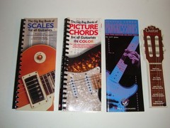 Lot of 13 Guitar Music Instruction Books, CD&rsquo;s and Chord Aids