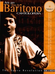 Arias for Baritone Vol 2 Cantolopera Opera Vocal Sheet Music Book CD Pack