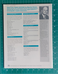 Vintage Sheet Music Book Liszt Piano Music From His Early Years c1990