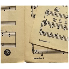 Vintage Sheet Music Irving Berlin&rsquo;s REMEMBER Std Edition 1925 Van Valkenburg