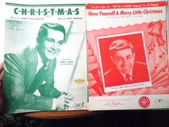 Lot of 12 Christmas Sheet Music & Trumphet Song Books-Perry Como, 1940-50&rsquo;s