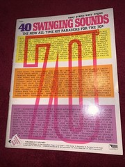 40 SWINGING SOUNDS – C Instruments – 1970&rsquo;s Charles Hansen Music JO+