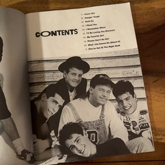 New Kids On The Block NKOTB Hanging Tough 1989 Songbook 56 pages