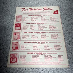Rainbow Sheet Music 1957