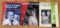 Mixed Lot of 80+ Vintage 1920&rsquo;s-1930&rsquo;s Piano Vocal Sheet Music. Folk, Pop, Etc.