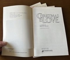 RARE Christmas Is Love Church Choir Music Songbooks by John Peterson LOT of 4